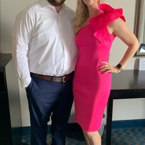 Hot Pink Cocktail Dress